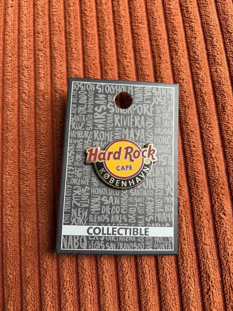 Hard Rock Cafe Kopenhagen Pin - Collectible, Ophalen of Verzenden, Nieuw, Stad of Land, Speldje of Pin