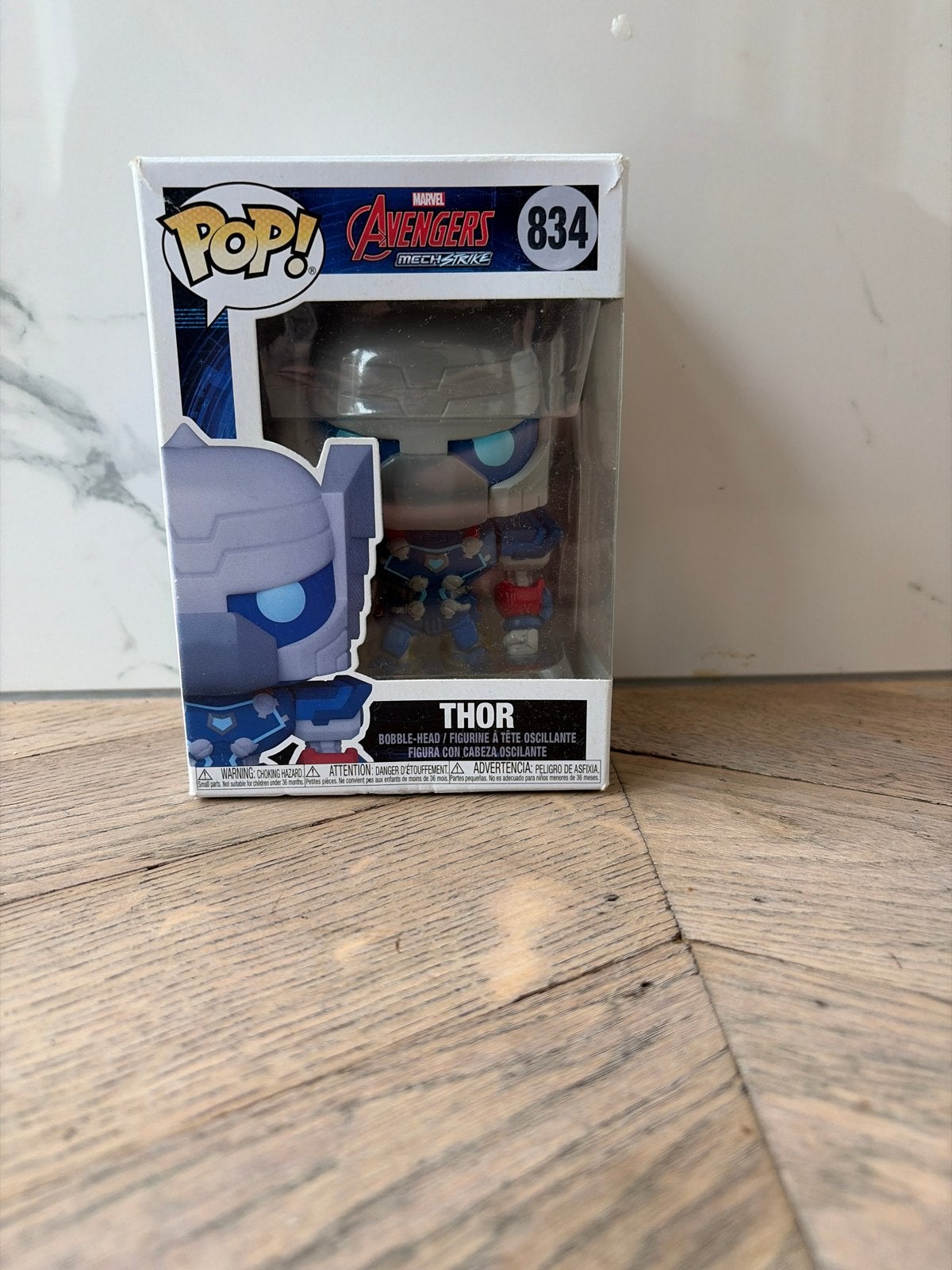 Funko Pop! Marvel Avengers Mech Strike Thor #834, Ophalen of Verzenden, Nieuw