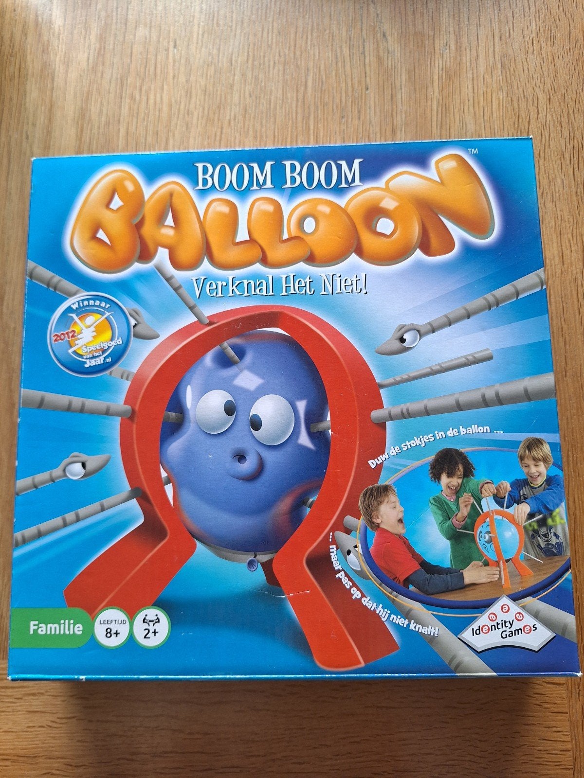 Boom Boom Balloon - Verknal Het Niet! Gezinsspel, Ophalen of Verzenden, Zo goed als nieuw, Jongen of Meisje