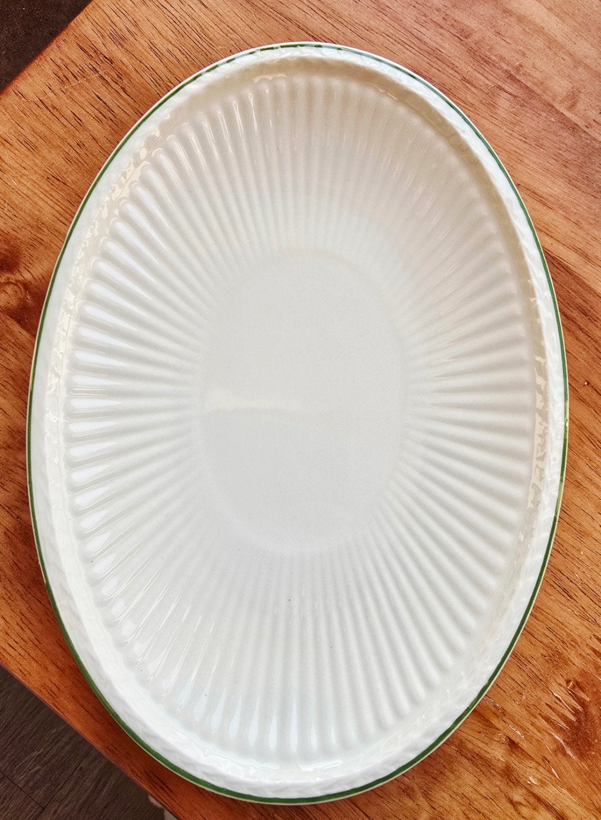 Vintage Wedgwood "Carlton" Ovale Serveerschaal - Queen's War, Ophalen of Verzenden