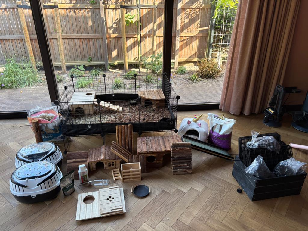 Cavia kooi C&C en toebehoren, Dieren en Toebehoren, Ophalen, Kooi, Cavia
