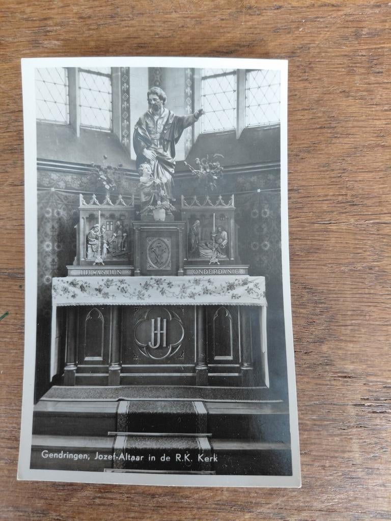 80_i Genderingen Josef altaar rk.kerk, Ophalen of Verzenden