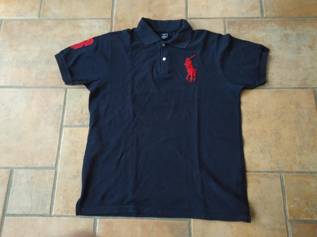 Donkerblauwe polo maat XL, Ophalen of Verzenden, Gedragen, Maat 56/58 (XL), Blauw