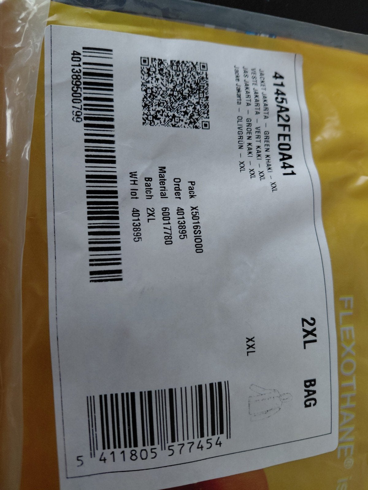 Sioen Flexothane Essential Jas - Groen Khaki - XXL, Kleding | Heren, Ophalen of Verzenden, Nieuw, Sioen