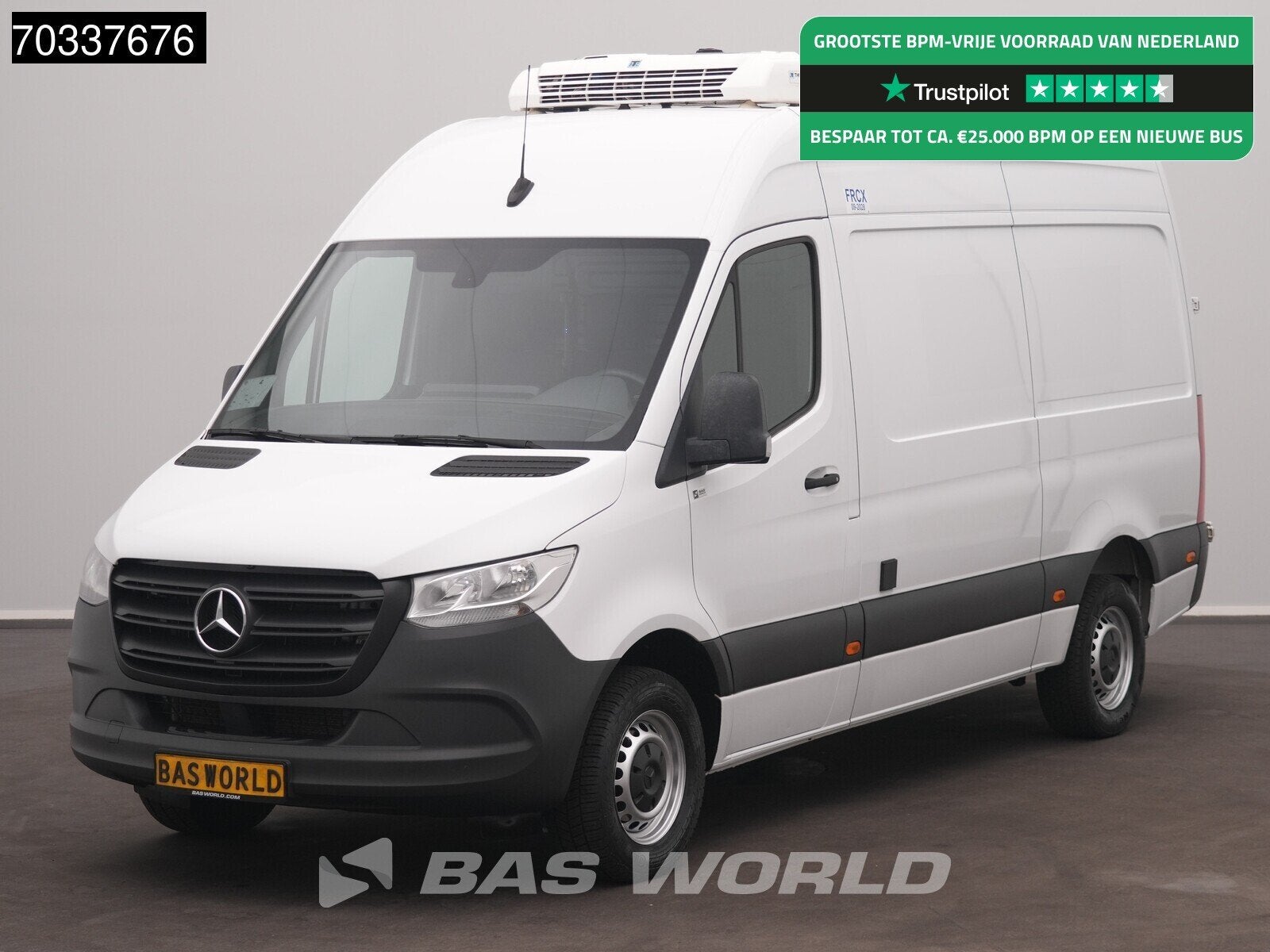 Mercedes Sprinter 317 CDI Koelwagen Vriezer 170PK L2H2 Airco, Auto's, Automaat, Stof, Gebruikt, Euro 6