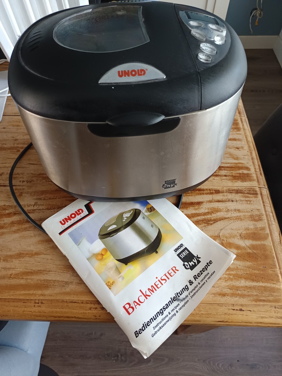 UNOLD Broodbakmachine Onyx - Zo goed als nieuw, Kijkvenster, 800 tot 1200 gram deeg, Zo goed als nieuw, Ophalen