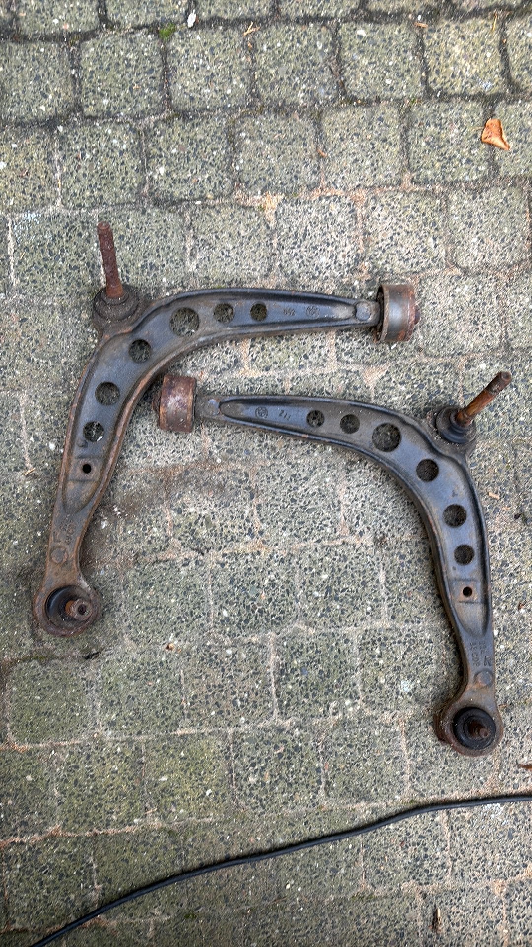 Origineel BMW E30 draagarmen L R 325 318, Ophalen of Verzenden, Gebruikt, BMW