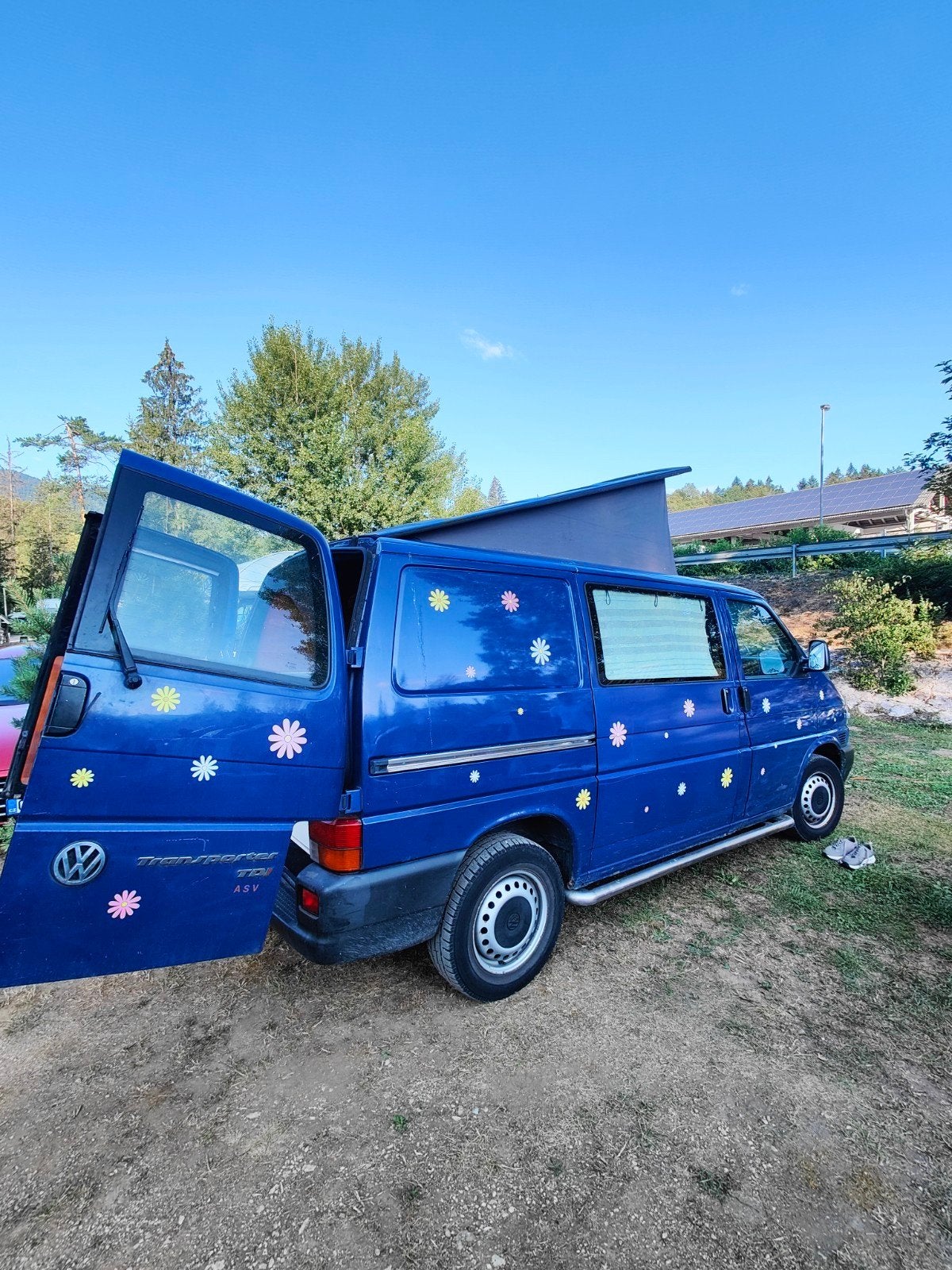 Pas ingebouwde Volkswagen T4 Camperbus, Auto's, Volkswagen, Blauw, Origineel Nederlands, Particulier, 6 stoelen
