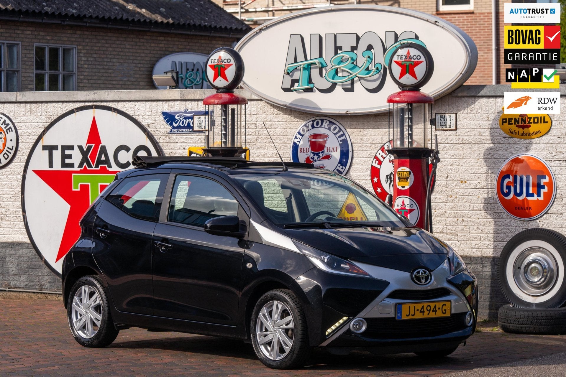 Toyota Aygo 1.0 VVT-i x-wave Automaat Cabrio Top 2e Eig NL-a, Dealer onderhouden, Gebruikt, Euro 6, 4 stoelen