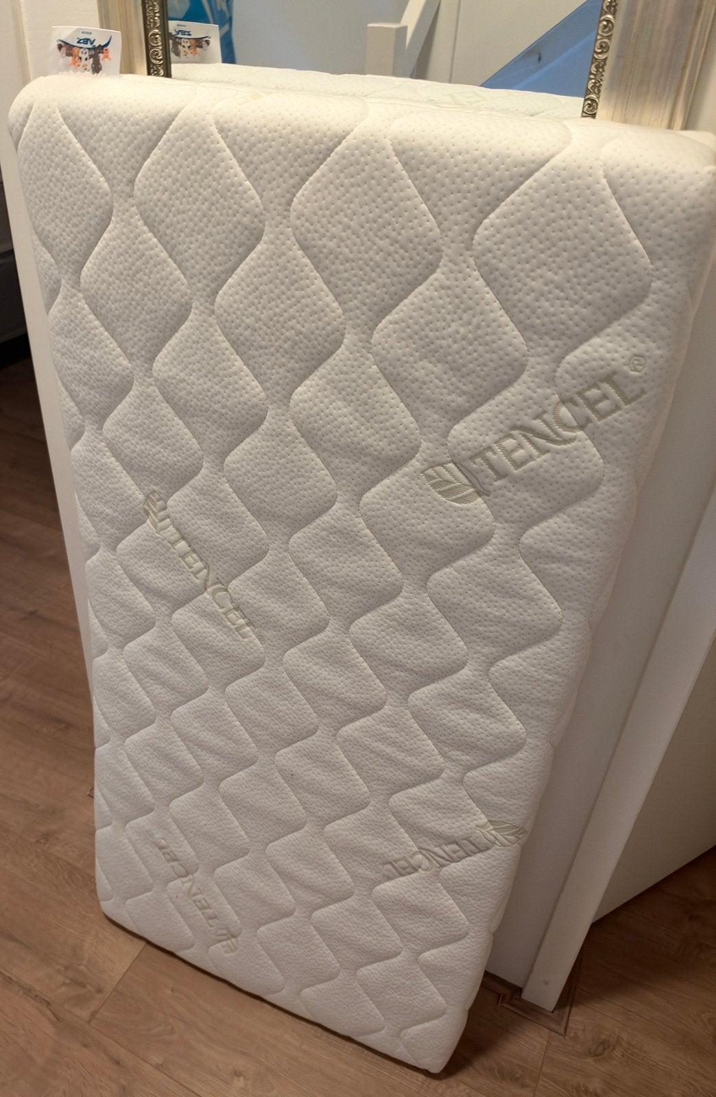 Ledikant matras zgan, Ophalen, 190 cm of minder, Zo goed als nieuw, Matras