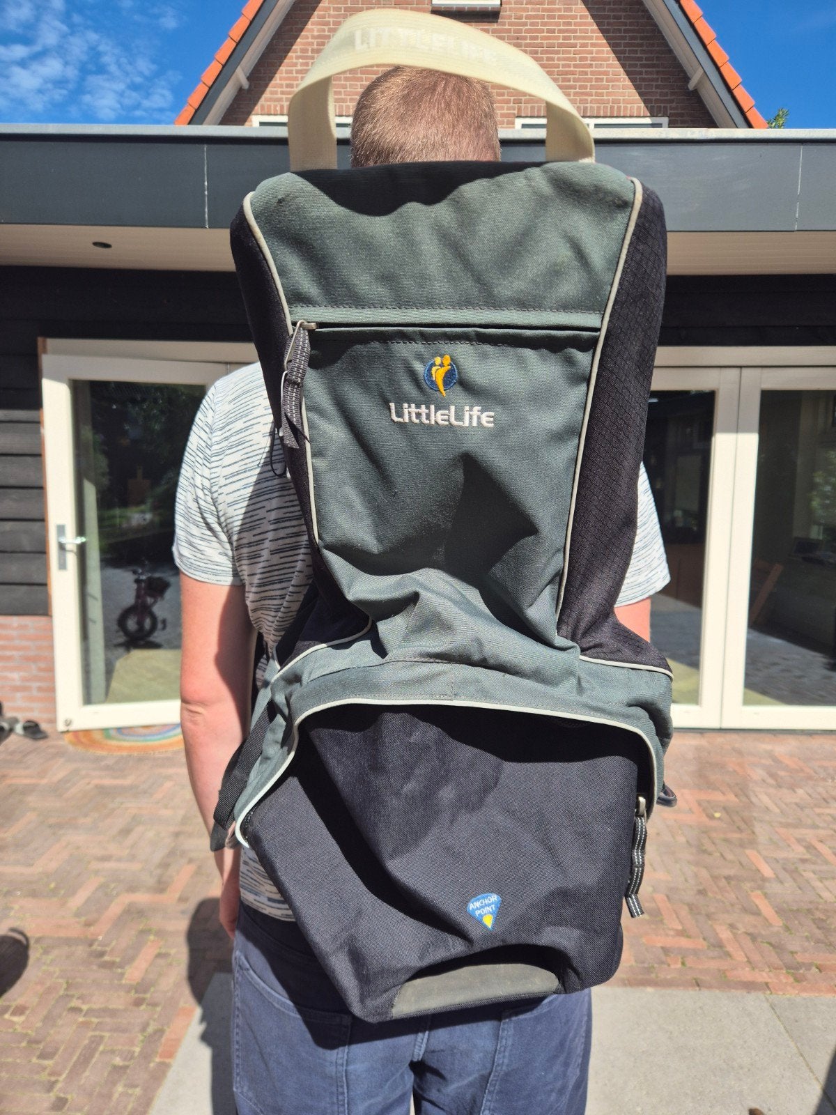 LittleLife Rugdrager met zonnekapje, Overige merken, Ophalen of Verzenden, Zo goed als nieuw, Rug
