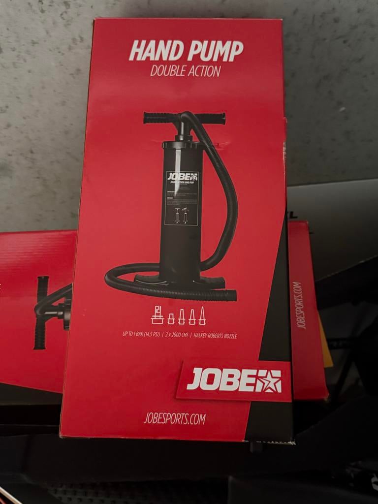Jobe Double Action Handpomp voor Watersport 2 stuuk, Ophalen of Verzenden, Nieuw, Overige typen