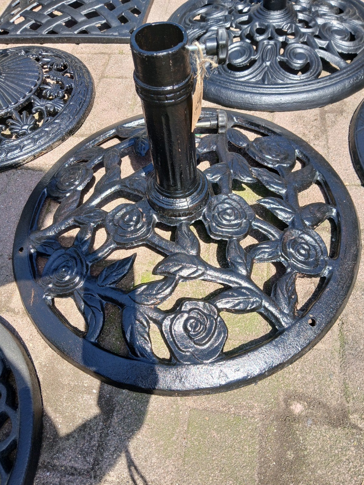 Gietijzeren parasolvoet, Ophalen, Minder dan 1 meter, Parasolvoet
