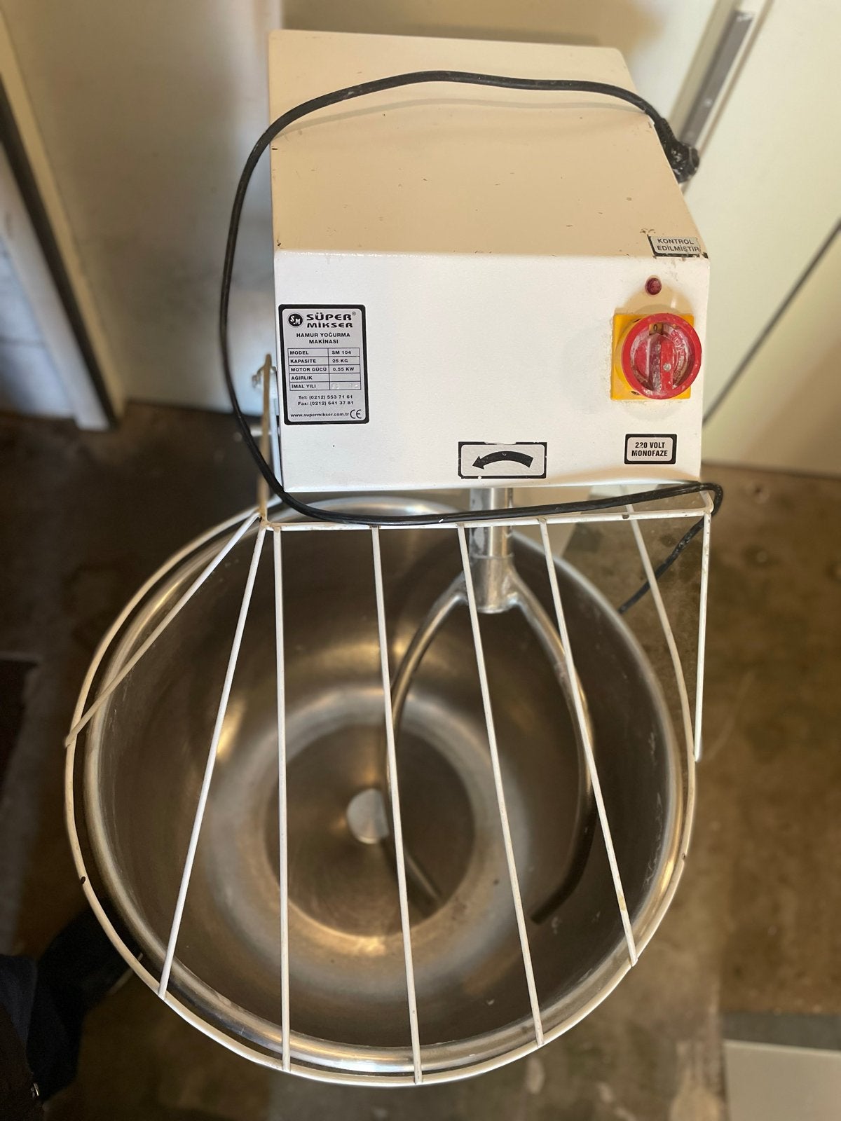 Spiraalkneder 25 kg - Professionele Deegmachine, Ophalen, Gebruikt, Bakkerij en Slagerij