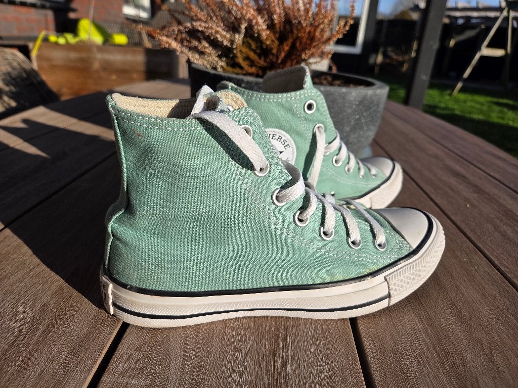 Converse Chuck Taylor All Star maat 37, Ophalen of Verzenden, Groen, Sneakers of Gympen, Zo goed als nieuw