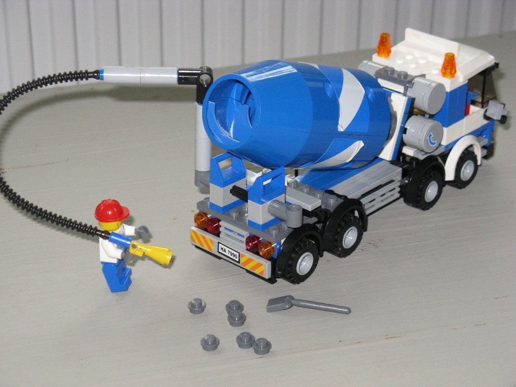 lego 7990 Betonwagen, Ophalen of Verzenden, Zo goed als nieuw, Lego