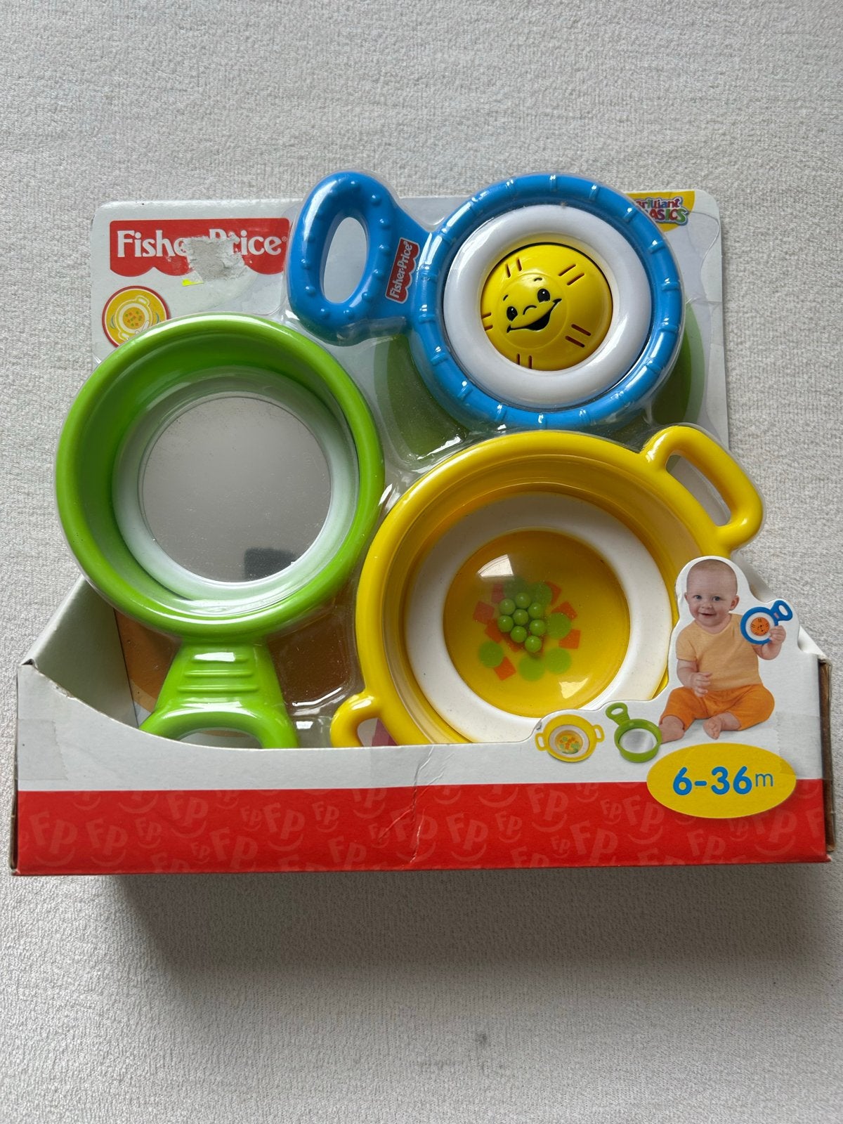 Fisher-Price Stapel- en Nestelpotjes Speelset, Ophalen, Nieuw, Speelset, Met geluid