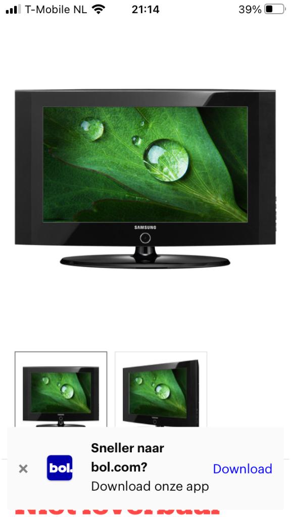Samsung LCD TV, Audio, Tv en Foto, Ophalen, Gebruikt, 50 Hz, LCD