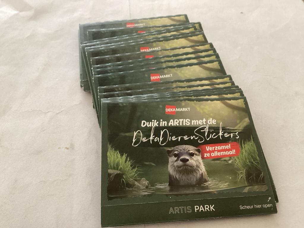 DekaMarkt DekaDierenStickers Artis Park - Nieuw, Ophalen of Verzenden, Nieuw, Dier en Natuur