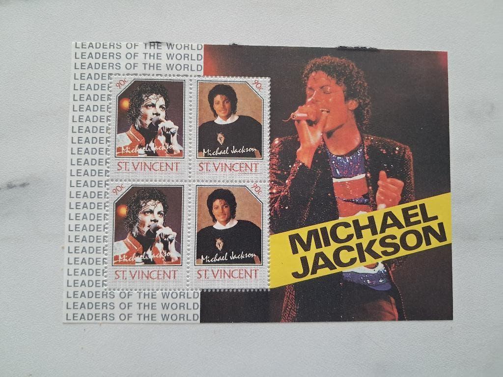 10x postzelgel Michael Jackson 2x Elvis presley, Ophalen of Verzenden, Postfris, Overige thema's