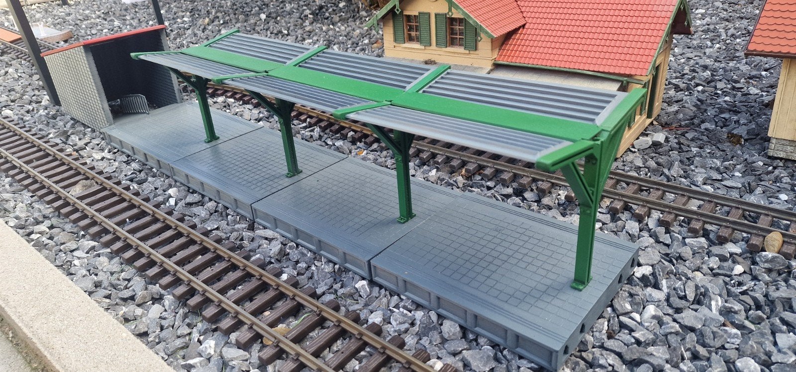 LGB 3D Geprinte Perron voor Modelspoorbaan, Ophalen of Verzenden