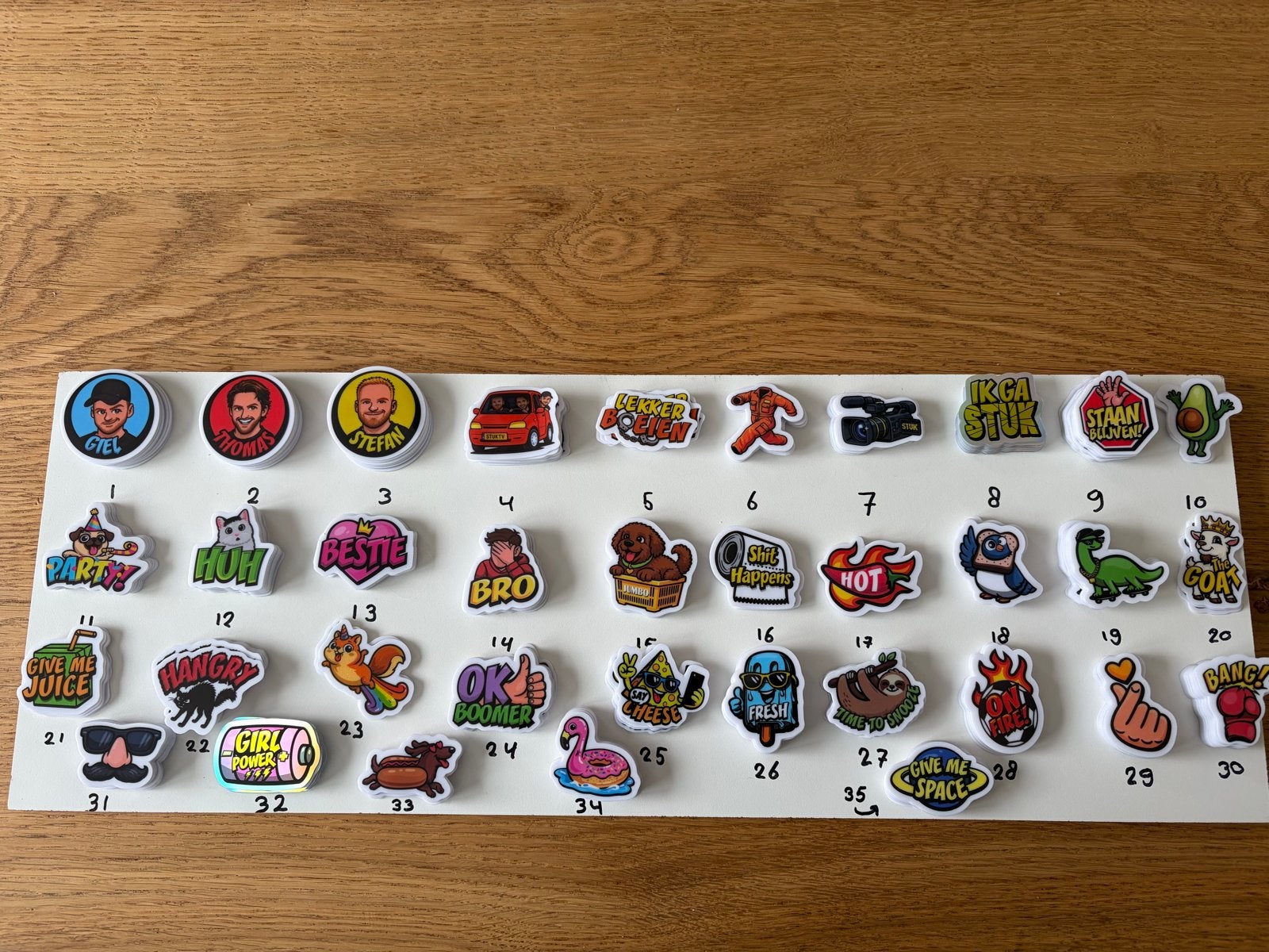 Jumbo Stickerjacht – StukTV stickers, Ophalen of Verzenden, Nieuw, Film, Tv of Omroep