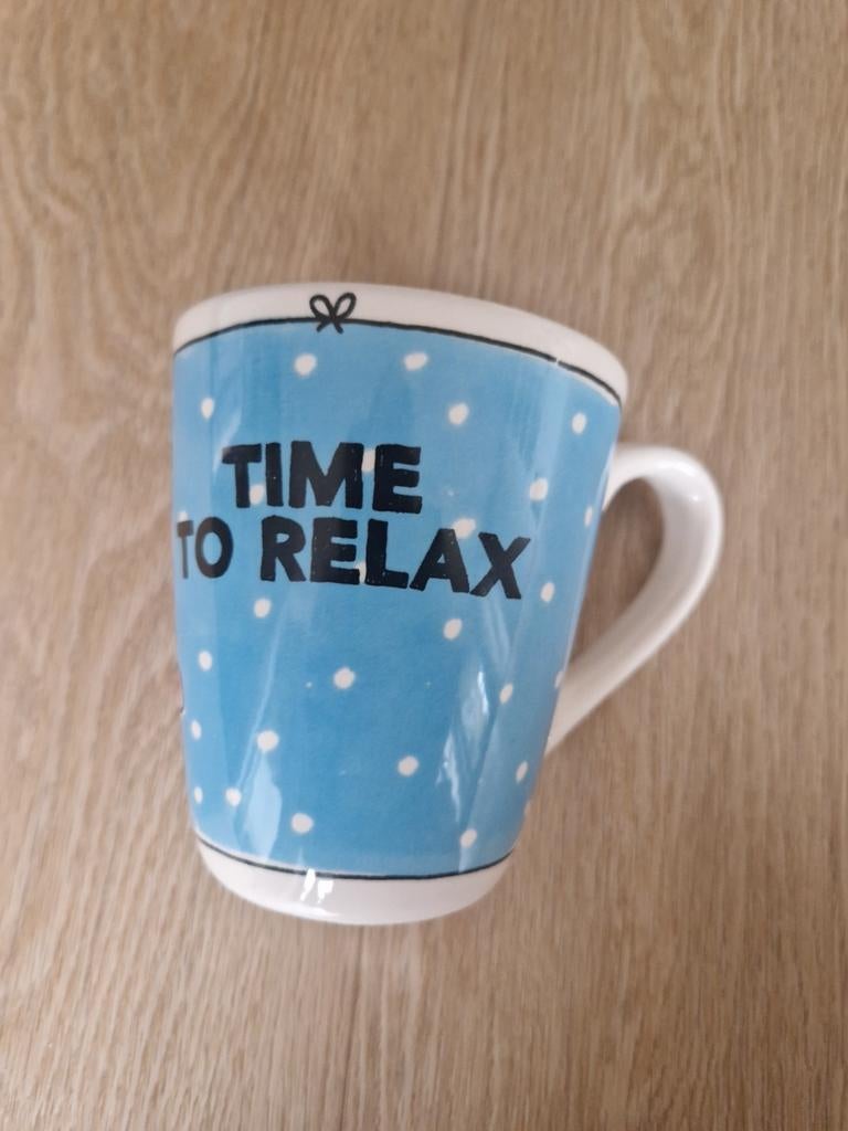Blond Amsterdam mok time to relax., Huis en Inrichting, Keuken | Servies, Blond Amsterdam, Ophalen of Verzenden, Zo goed als nieuw