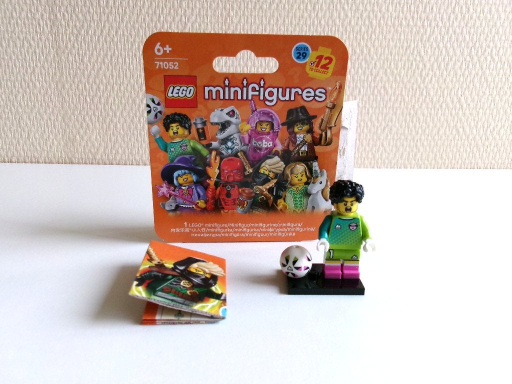 Lego 71052 Minifiguur NR. 9 Doelman Serie 29, Compleet, Lego, Ophalen of Verzenden, Zo goed als nieuw