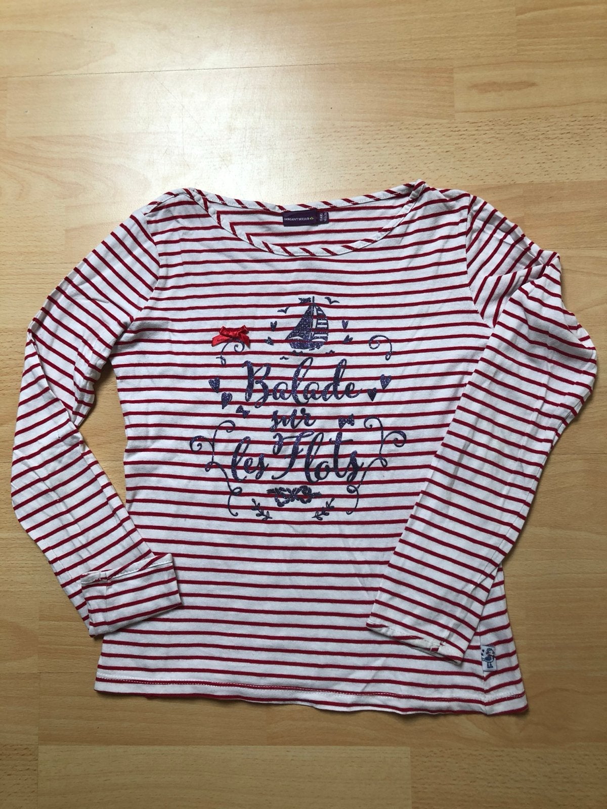 Sergent Major gestreept shirt maat 140, Ophalen, Gebruikt, Meisje, Shirt of Longsleeve