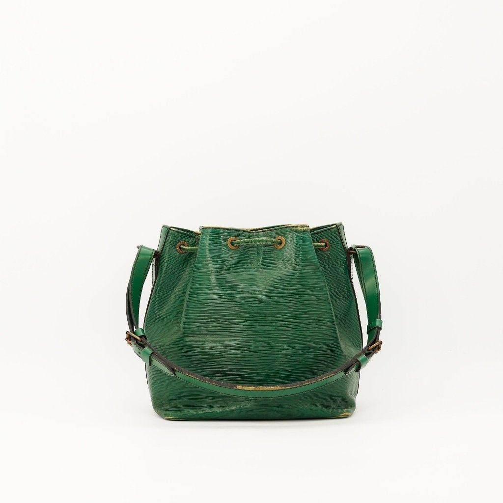Louis Vuitton Petit Noé in groen Épi handtas, Verzenden, Gebruikt, Groen, Handtas