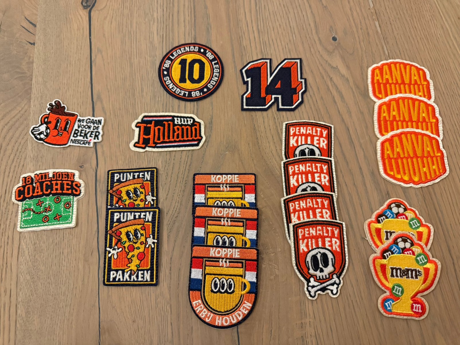 Jumbo juichjack emblemen, Jumbo, Ophalen