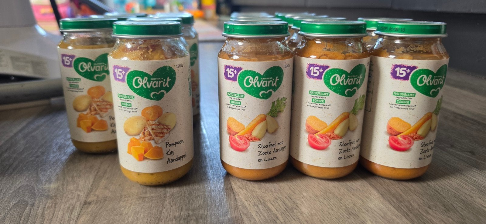 Olvarit babyvoeding potjes 15+ maanden, Ophalen, Nieuw, Overige typen, Overige merken