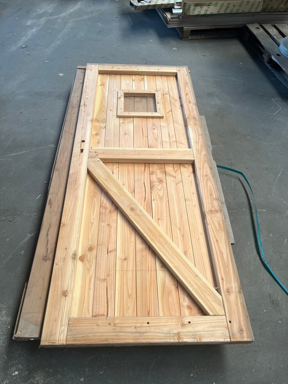 2 Houten Tuindeuren/Schuurdeuren 192x74,5 cm, Ophalen, Gebruikt, Minder dan 80 cm, Minder dan 200 cm