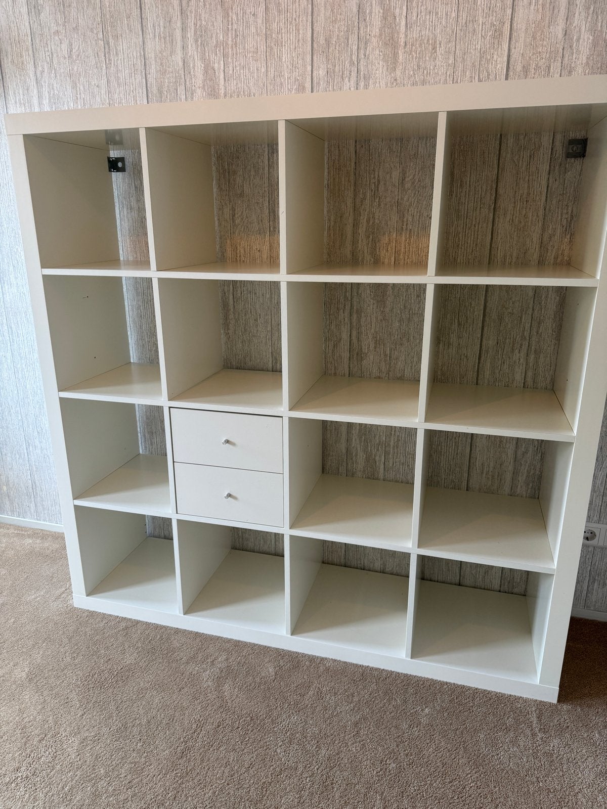 IKEA Kallax Kast met 16 vakken en lades, Ophalen, Gebruikt