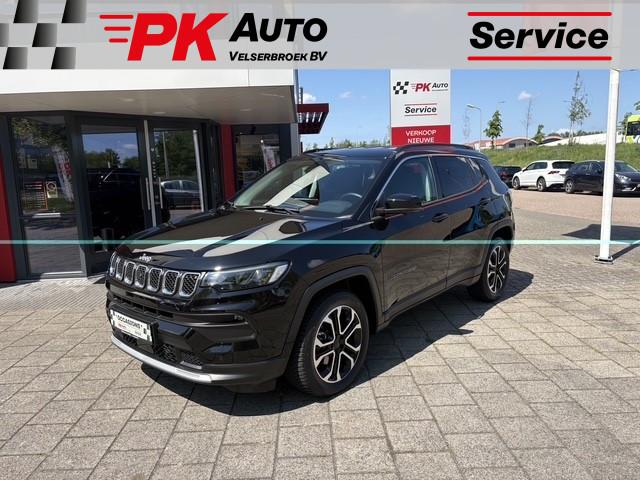 Jeep Compass 1.5T e-Hybrid Night Eagle | Navi | Camera | Cru, Auto's, Jeep, Bedrijf, Te koop, Compass, ABS, Achteruitrijcamera