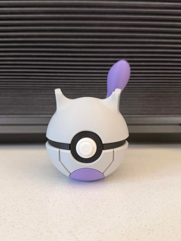 Pokemon - Pokeball Mewtwo Display, Ophalen of Verzenden, Zo goed als nieuw