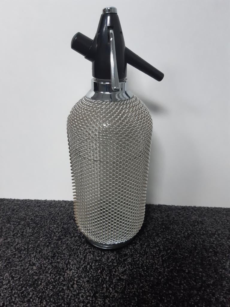 Vintage spuitwaterfles, Ophalen