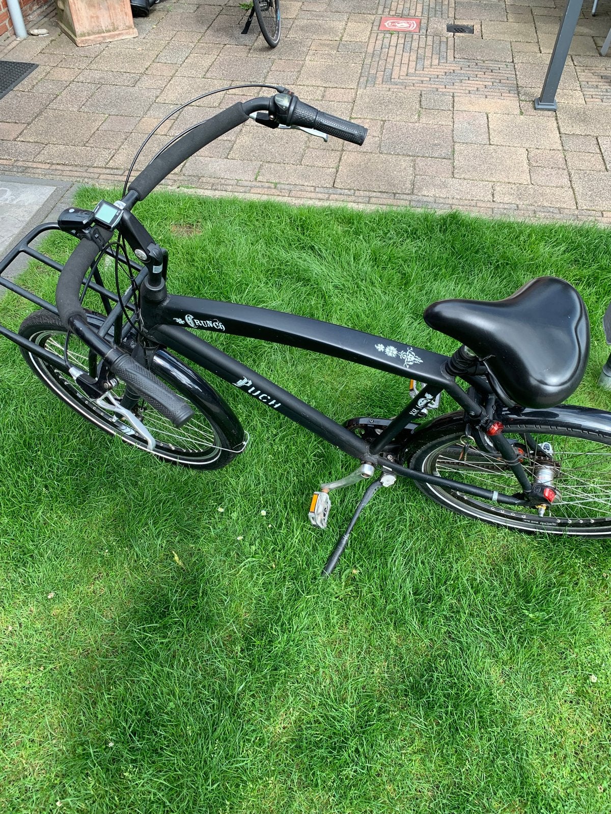 Puch Crunch transportfiets met 3 versnellingen, Fietsen en Brommers, Fietsen | Dames | Damesfietsen, Gebruikt, Velgrem, Versnellingen
