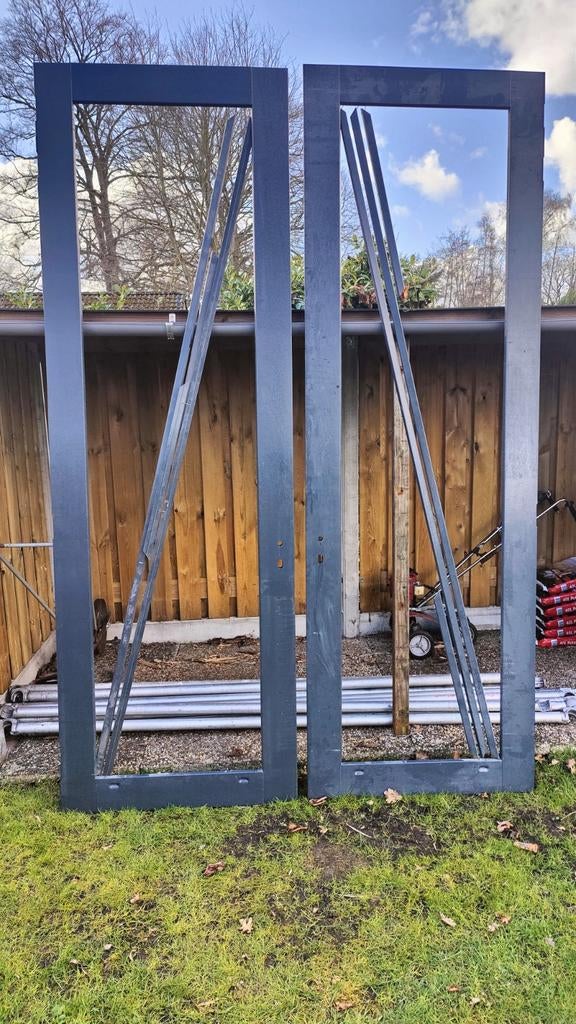 (€150 p/st)2 Nieuwe mahonie houten Deuren 931x2836, Doe-het-zelf en Verbouw, Deuren en Horren, Ophalen, 80 tot 100 cm, 215 cm of meer