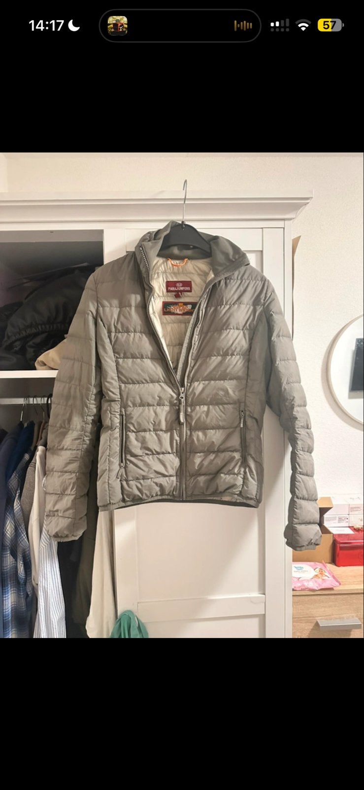 Parajumpers jas maat XS met kleine beschadiging, Ophalen of Verzenden, Gedragen, Maat 34 (XS) of kleiner, Groen