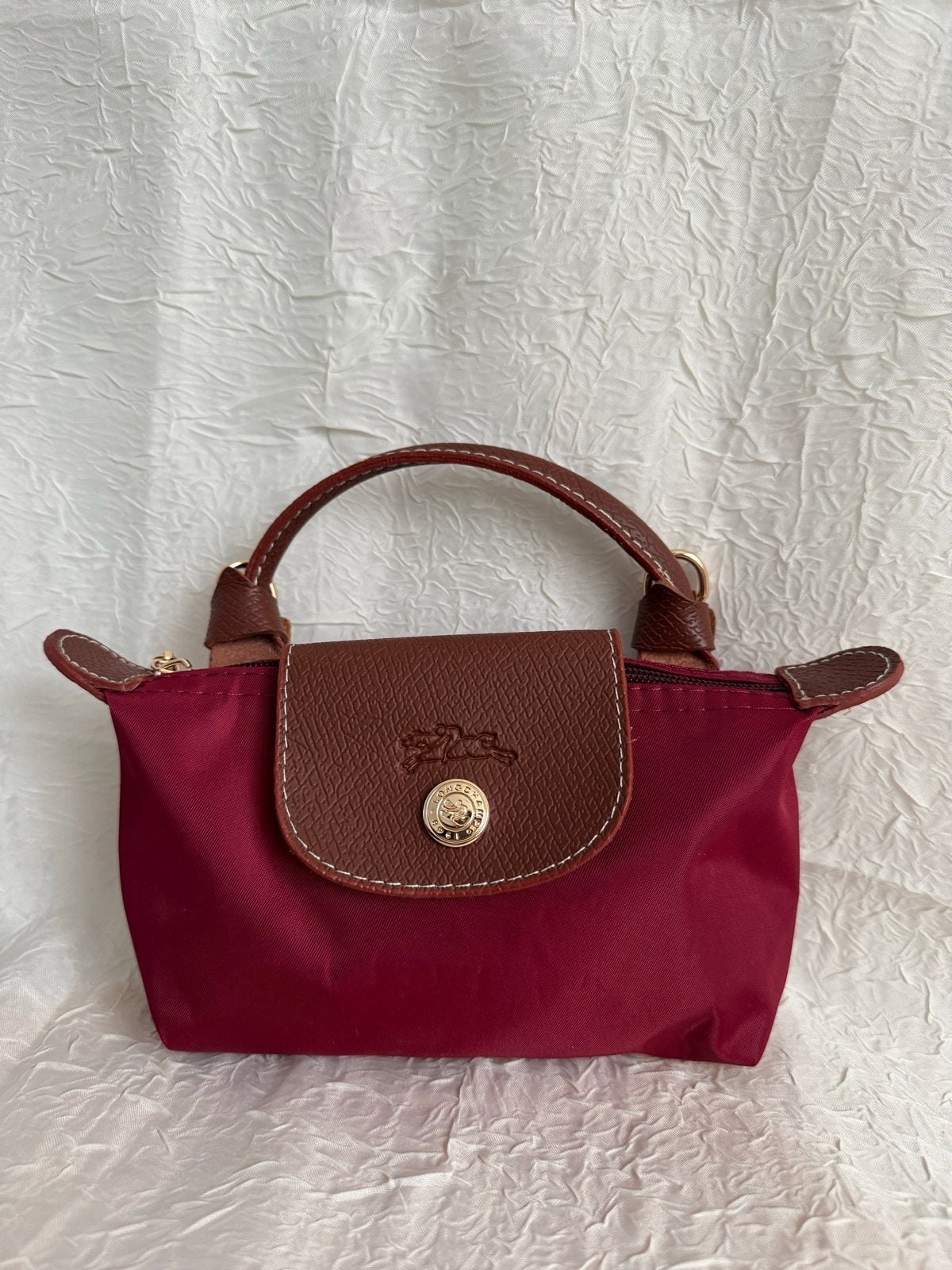 Longchamp tas maat S nieuw burgundy, Ophalen of Verzenden, Nieuw, Rood, Handtas