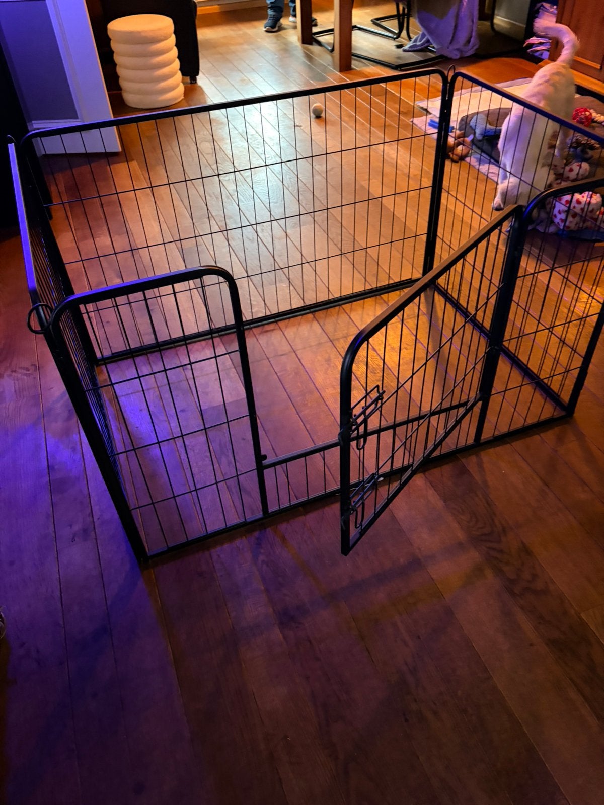 Puppyren/bench, Dieren en Toebehoren, Ophalen, Zo goed als nieuw, 110 cm of meer, 65 tot 100 cm