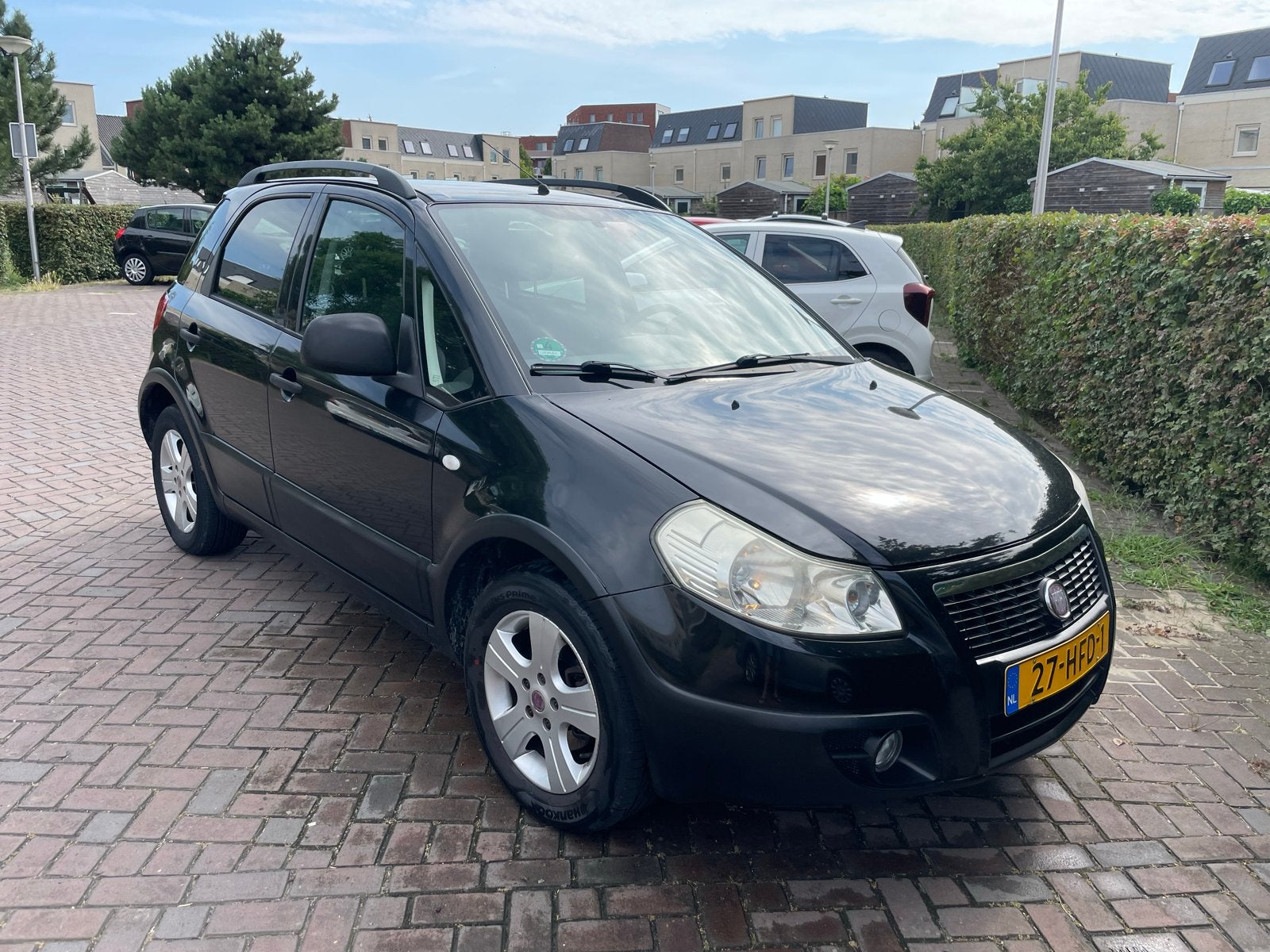 Fiat Sedici 1.6 16V 2WD 2008 Zwart, Auto's, Fiat, Voorwielaandrijving, 15 km/l, 4 cilinders, 400 kg