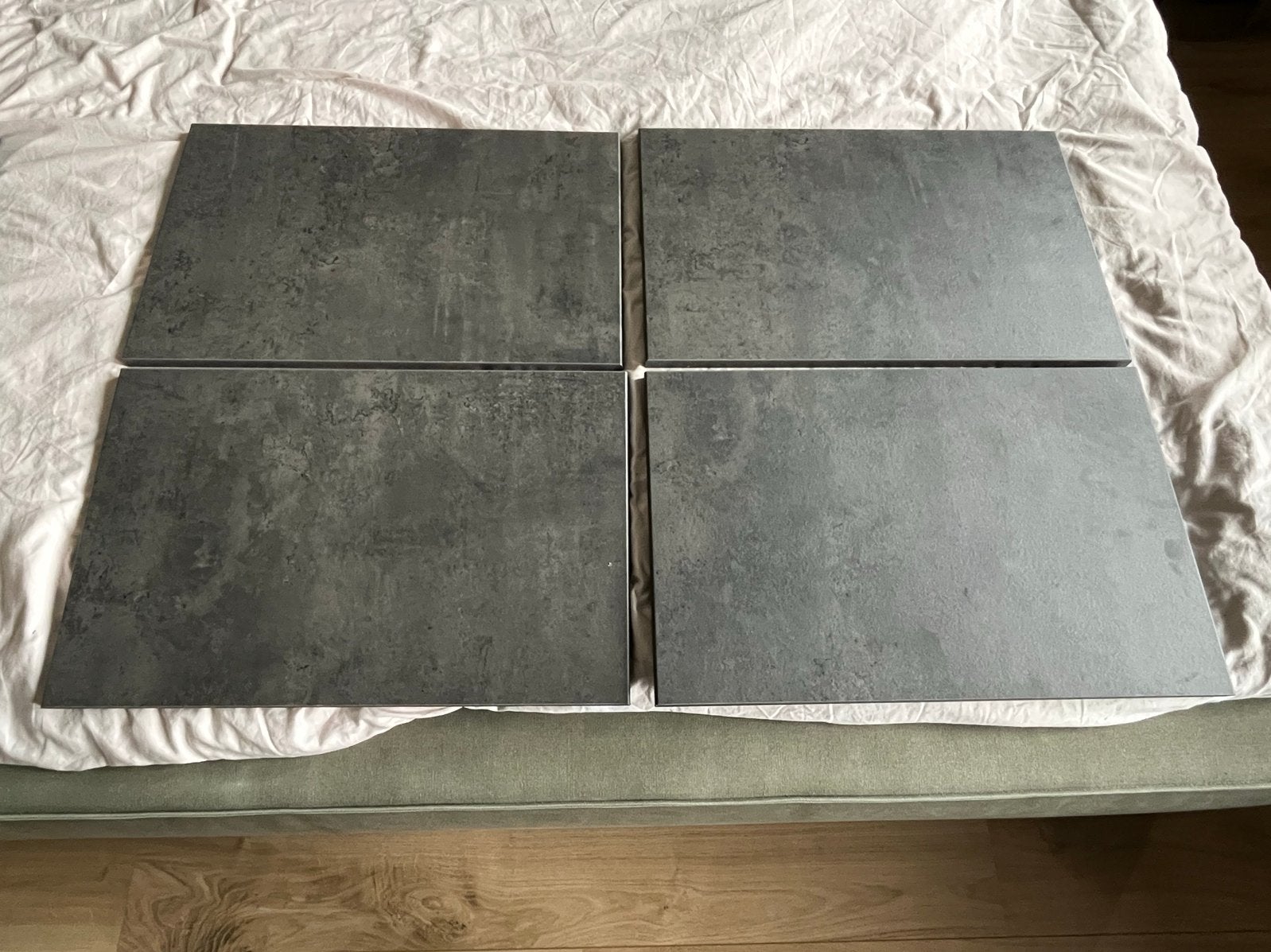IKEA BESTÅ Deur/ladefrontjes - Grijs betonlook, Ophalen of Verzenden, Zo goed als nieuw