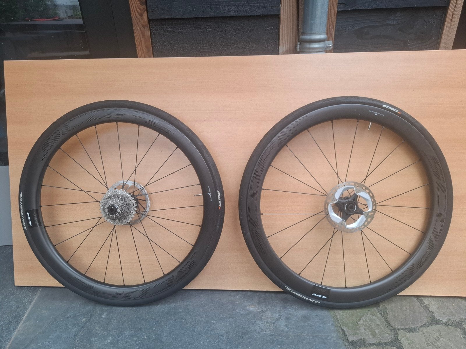 Scope R4.A Carbon Wielset met Continental GP5000 banden, Wiel, Scope, Ophalen of Verzenden, Zo goed als nieuw