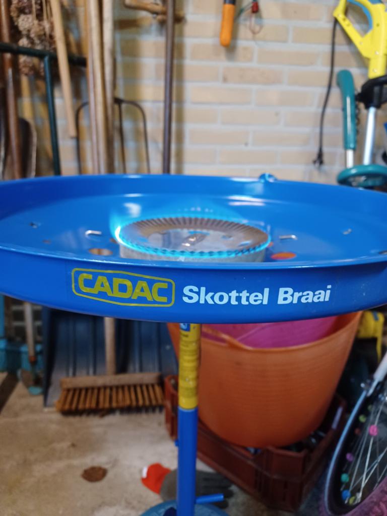 Skottelbraai, Ophalen