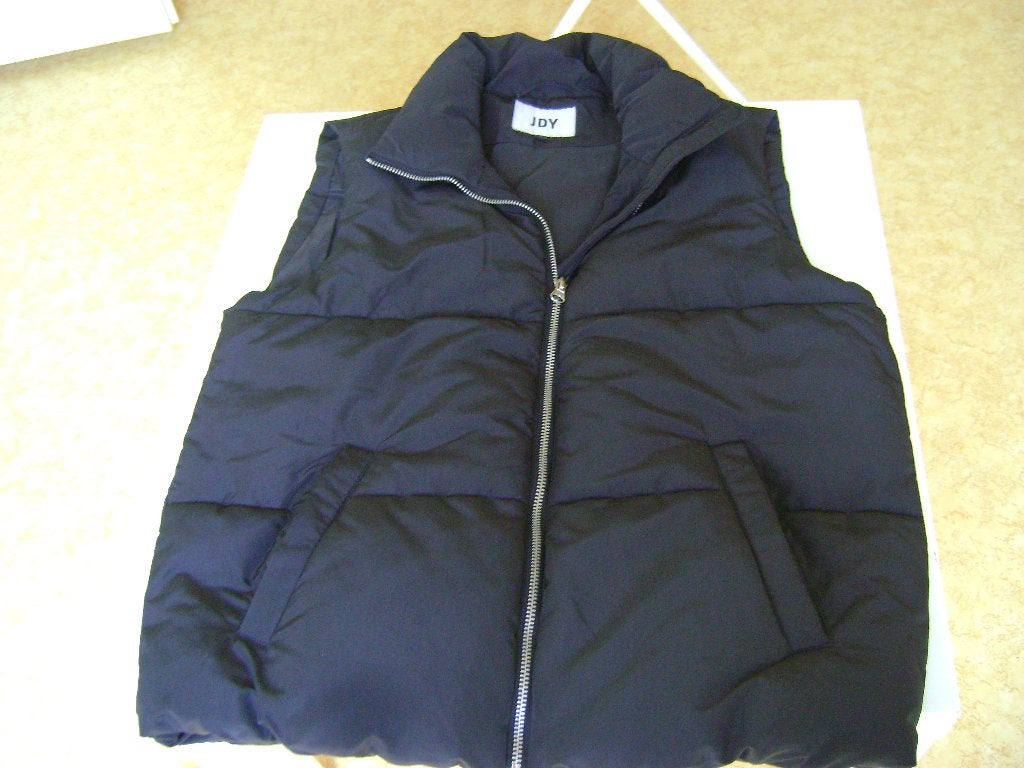 zwarte dames bodywarmer maat 38 met 2 schuine zakjes van jdx, Maat 38/40 (M), Zwart, Ophalen of Verzenden, Zo goed als nieuw