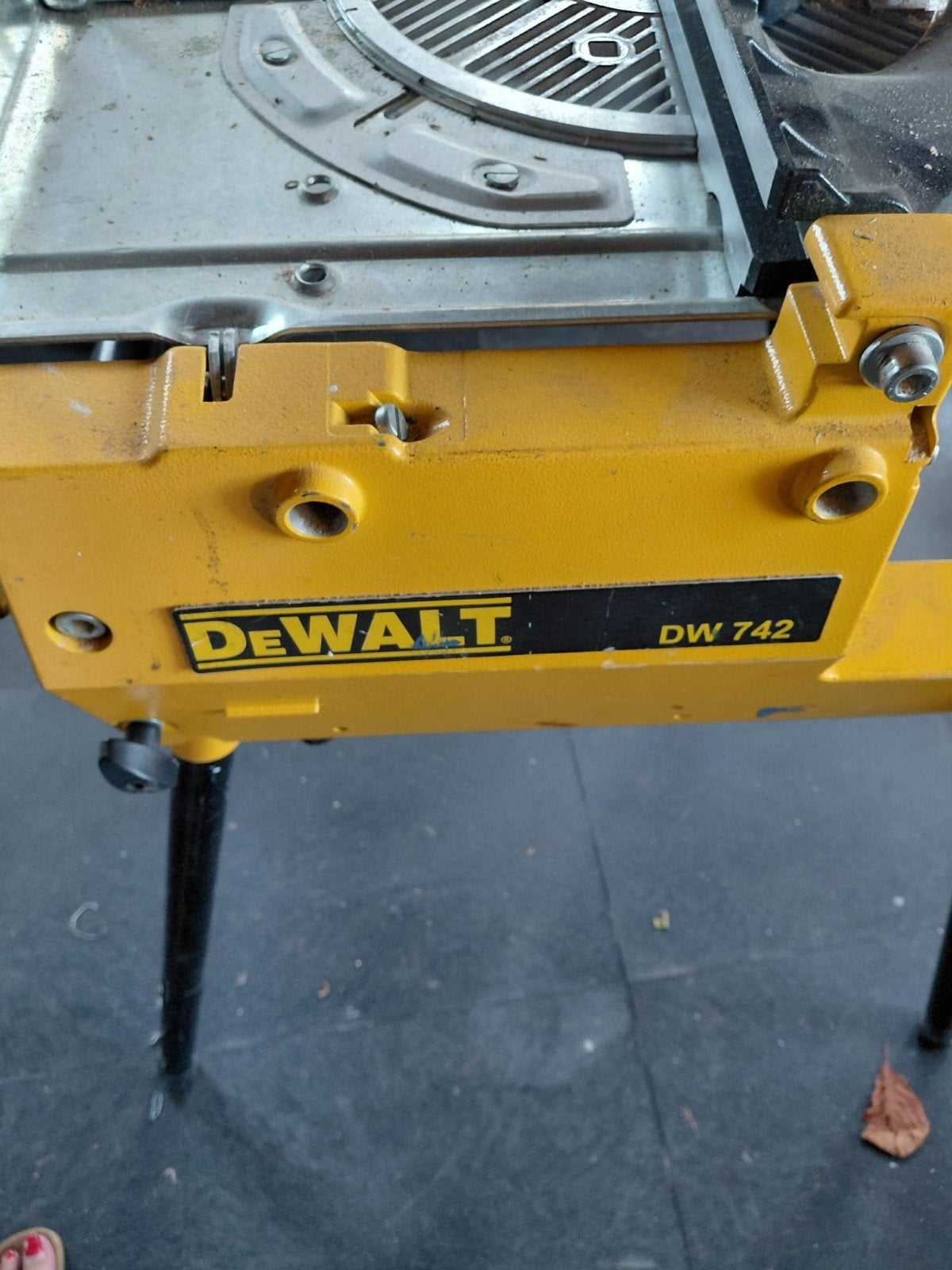 Dewalt DW 743 zaagtafel, Ophalen, Gebruikt, 70 mm of meer, Dewalt