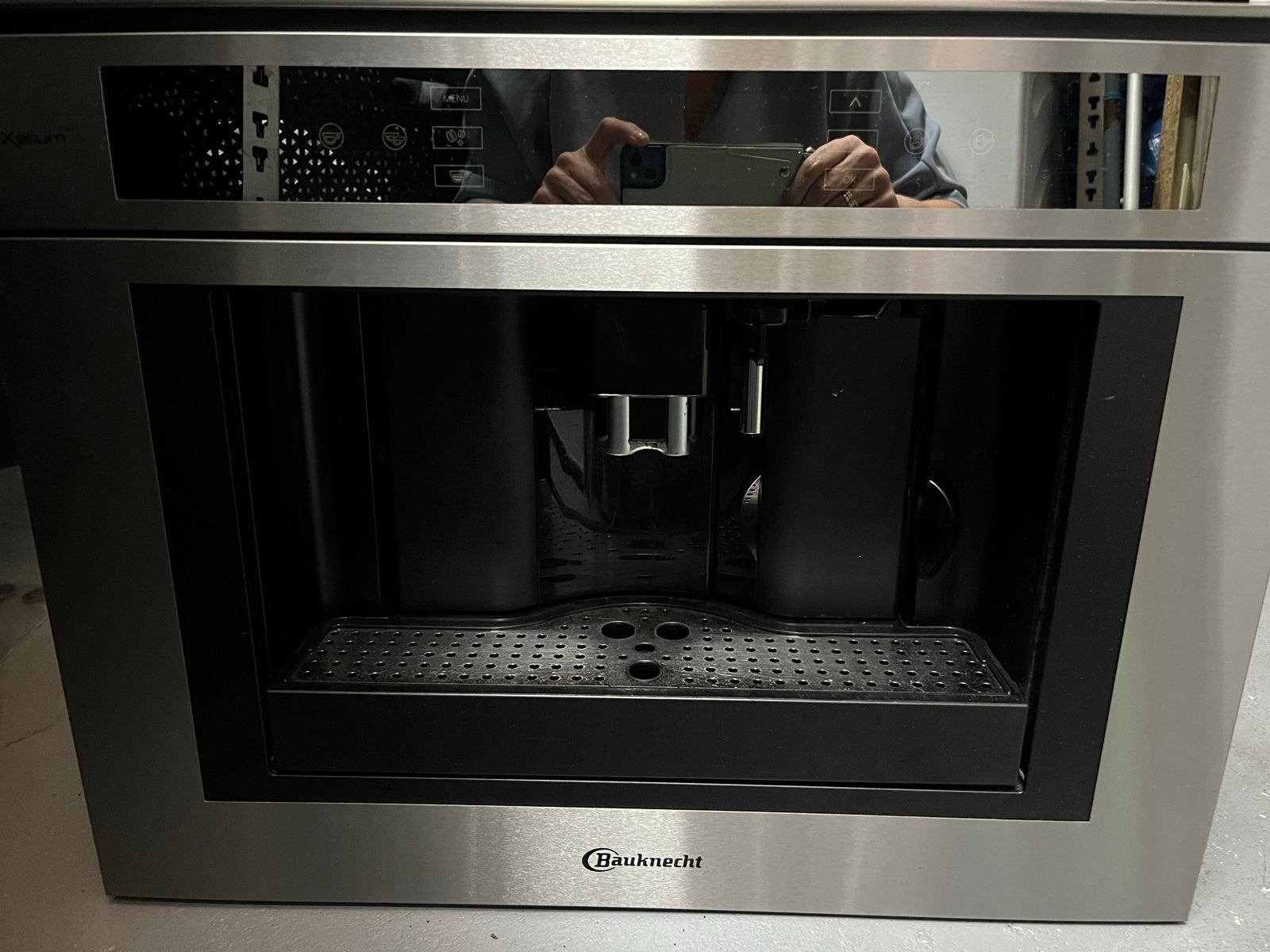 Bauknecht Inbouw Koffiemachine, Witgoed en Apparatuur, Ophalen, Afneembaar waterreservoir, 10 kopjes of meer, Koffiemachine