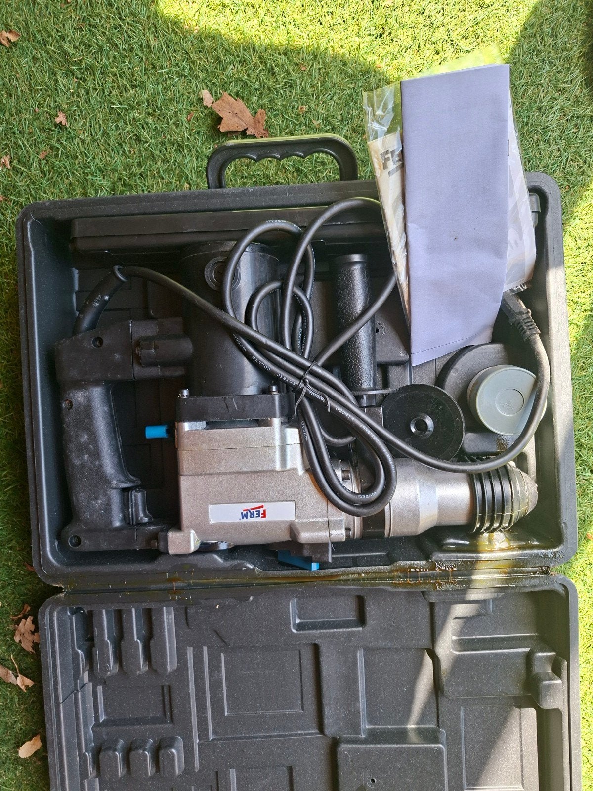 FERM Rotary Hammer Drill HDN-023 in koffer, Doe-het-zelf en Verbouw, Gereedschap | Boormachines, Boor- en/of Breekhamer, Ophalen of Verzenden